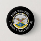 Defense Information Systems Agency (DISA) VVV Ronde Button 5,7 Cm (Voorkant)