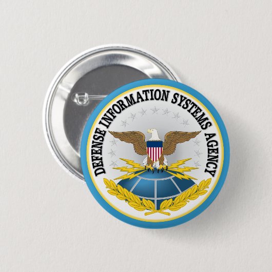 Defense Information Systems Agency Pinback Button (Voorkant /achterkant)