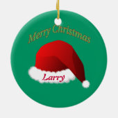 Defense Logistics Agency Custom Kerstannament Keramisch Ornament (Achterkant)