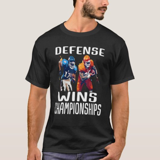 Defense Wins Championships T-shirt (Voorkant)