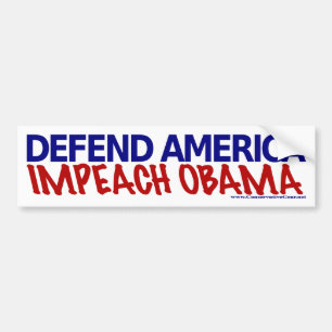 Defensie Amerika, Impeach Obama Bumpersticker