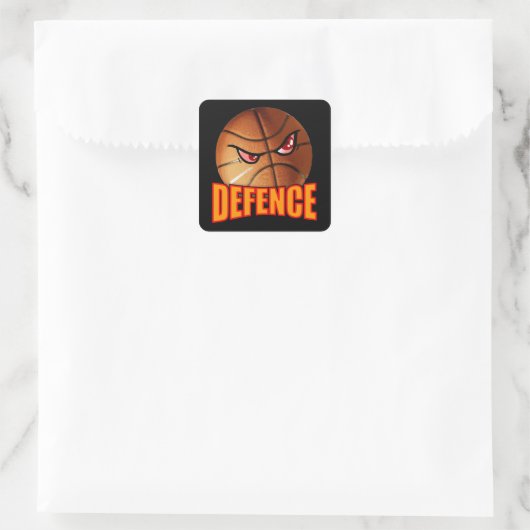 Defensie Basketbal Sticker (Tas)