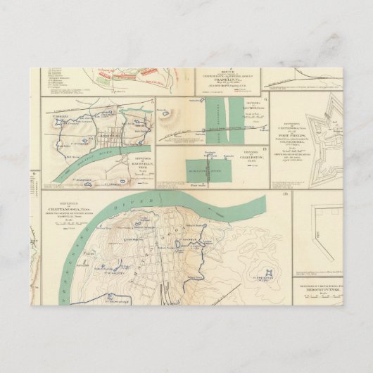 Defensie Chattanooga Briefkaart (Voorkant)