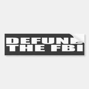 Defensie de FBI anti FBI Bumpersticker
