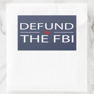 Defensie de FBI Rechthoekige Sticker