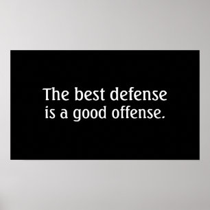 Defensie- en Offense-offerte - SRF Poster
