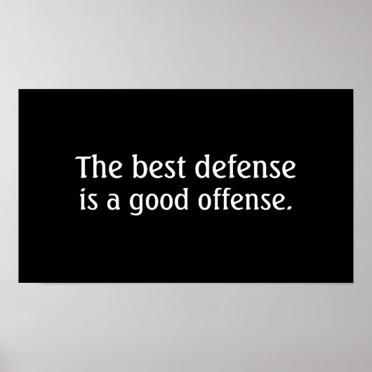 Defensie- en Offense-offerte - SRF Poster (Voorkant)