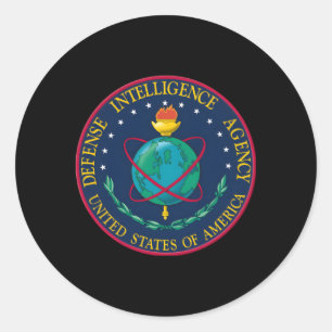 Defensie Inlichtingendienst DIA DoD Militair Ronde Sticker