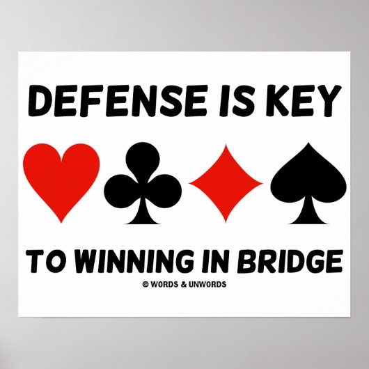 Defensie is de sleutel tot het winnen in Brug (kaa Poster (Voorkant)