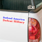 Defensie van Amerika Hillary Bumpersticker (Op Truck)