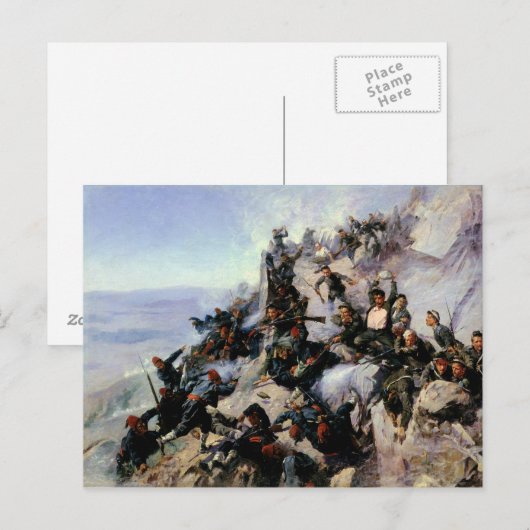 Defensie van de Eagle Aerie Briefkaart (Voorkant / Achterkant)