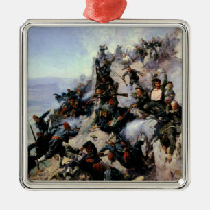 Defensie van de Eagle Aerie Metalen Ornament