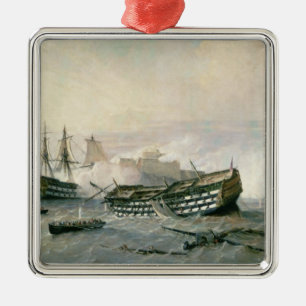 Defensie van de Promontory van Havana in 1762, c.1 Metalen Ornament