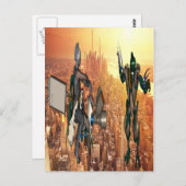 Defensie van Planet Earth Briefkaart (Voorkant / Achterkant)