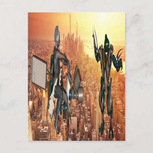 Defensie van Planet Earth Briefkaart (Voorkant)