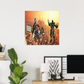 Defensie van Planet Earth Poster (Thuiskantoor)