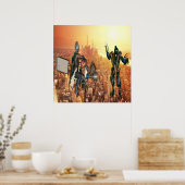 Defensie van Planet Earth Poster (Keuken)