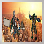 Defensie van Planet Earth Poster (Voorkant)