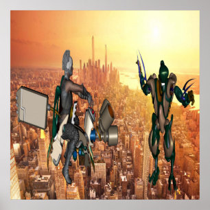 Defensie van Planet Earth Poster