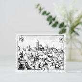 Defensie van Praag, 3 augustus 1618 Briefkaart (Staand voorkant)