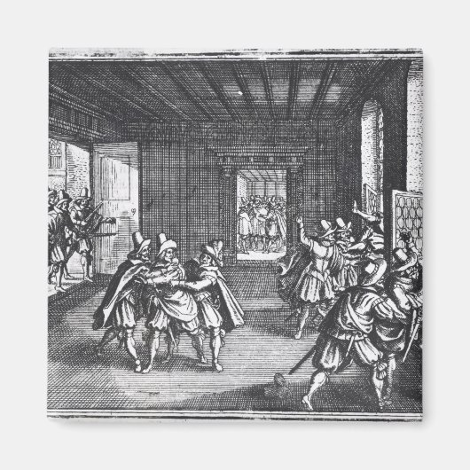 Defensie van Praag in 1618 Magneet (Voorkant)