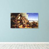 Defensie van Rhodos Canvas Afdruk (Insitu (Houten vloer))