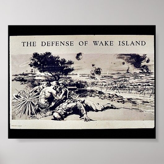 Defensie van Wake Island Poster (Voorkant)
