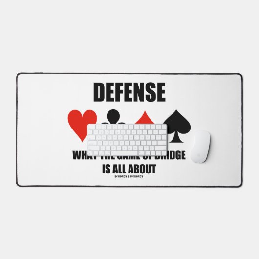 Defensie waar het spel van de brug om draait bureaumat (Keyboard & Muis)