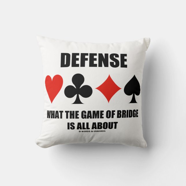 Defensie waar het spel van de brug om draait kussen (Voorkant)