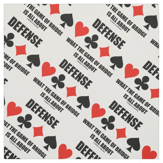 Defensie waar het spel van de brug om draait stof (Swatch)