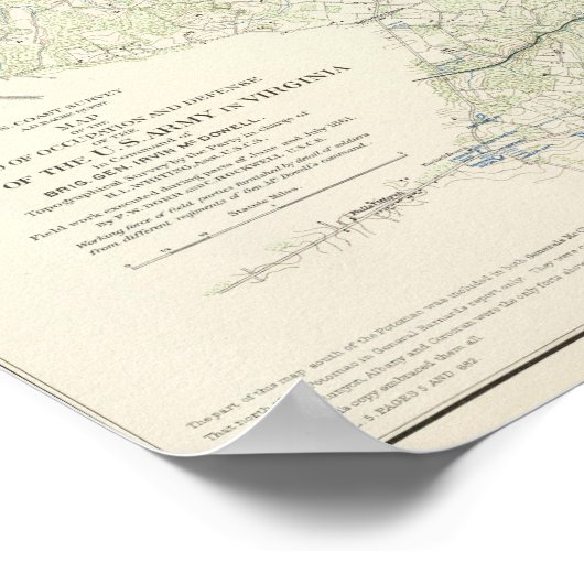 Defensie Washington Poster (Hoek)