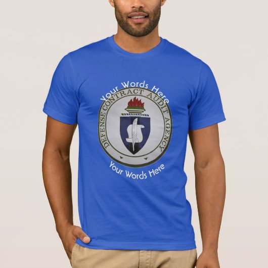 Defensiecontract Audit Agency Shield T-shirt (Voorkant)