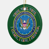 Defensiecontract Management Agency DCMA VVV Keramisch Ornament (Links)