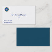 Defensiecontract Management Agency Visitekaartje (Voorkant / Achterkant)