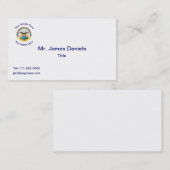 Defensieinformatiebureau DISA Visitekaartje (Voorkant / Achterkant)