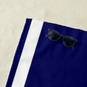 Defensiemembleem militaire marine personaliseren strandlaken (In situ)