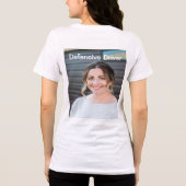 Defensieve bestuurder Tri-Blend shirt (Achterkant)