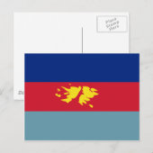Defensievlag van de Falklandeilanden (Malvinas) Briefkaart (Voorkant / Achterkant)