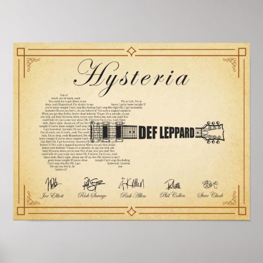 Deff Leppard Poster (Voorkant)