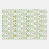 Deffodils op een papierset met overvulling (B) Inpakpapier Vel (Voorkant)