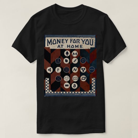 Defi Crypto-munt  geld voor u T-shirt (Design voorkant)