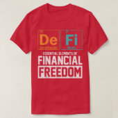 Defi Decentralised Finance Elements T-shirt (Design voorkant)