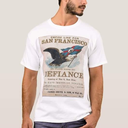 Defiance Clipper Zeilen T-shirt (Voorkant)