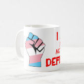 Defiance (LGBT-transgender) Koffiemok (Voorkant links)