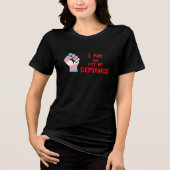 Defiance (LGBT-transgender) Tri-Blend Shirt (Voorkant)