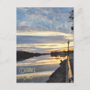 Defiance Ohio Sunrise Briefkaart