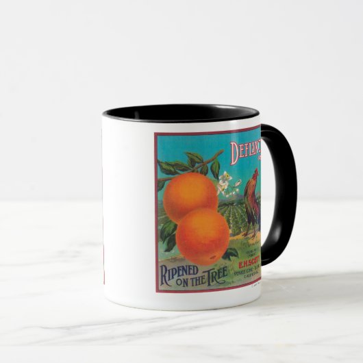 Defiance Oranje LabelVenice-cove, CA Mok (Voorkant rechts)