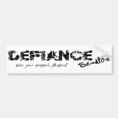 Defiance Studios Logo Bumpersticker (Voorkant)