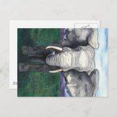 Defiant - Afrikaanse olifant Briefkaart (Voorkant / Achterkant)