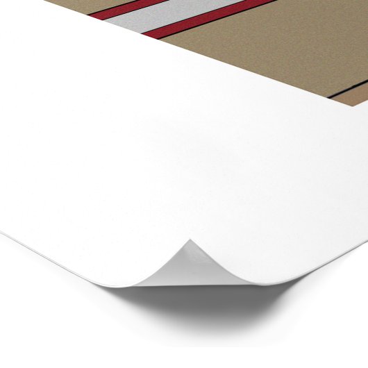 Defiant Corridor Diorama Achtergrond Poster (Hoek)